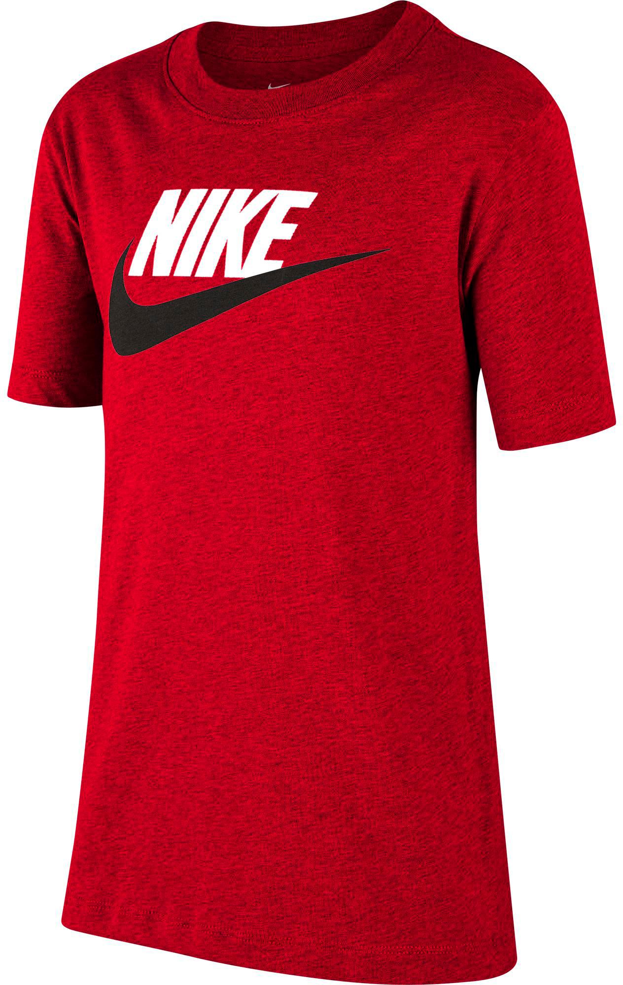 nike t shirt black and red