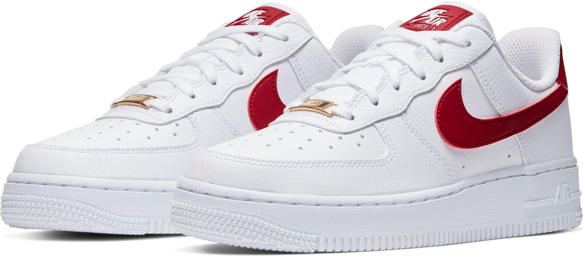 07 Sneaker Damen white-noble red-white 