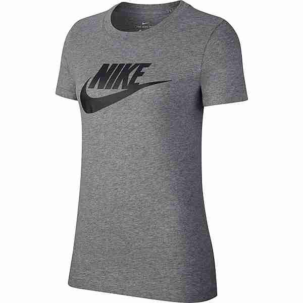 Nike NSW Icon Futura T-Shirt Damen dark grey heather-black