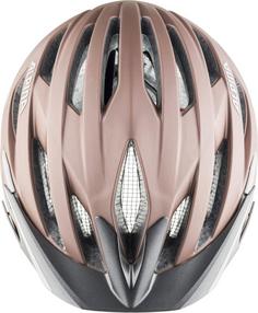 Rückansicht von ALPINA HAGA Fahrradhelm Damen rose-matt