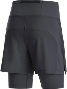 Rückansicht von GOREWEAR R5 Funktionsshorts Damen black