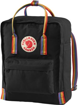 FJ&Auml;LLR&Auml;VEN Rucksack K&aring;nken Rainbow Daypack Black-Rainbow Pattern