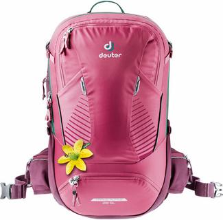 Deuter Trans Alpine 28 SL Fahrradrucksack Damen ruby-blackberry