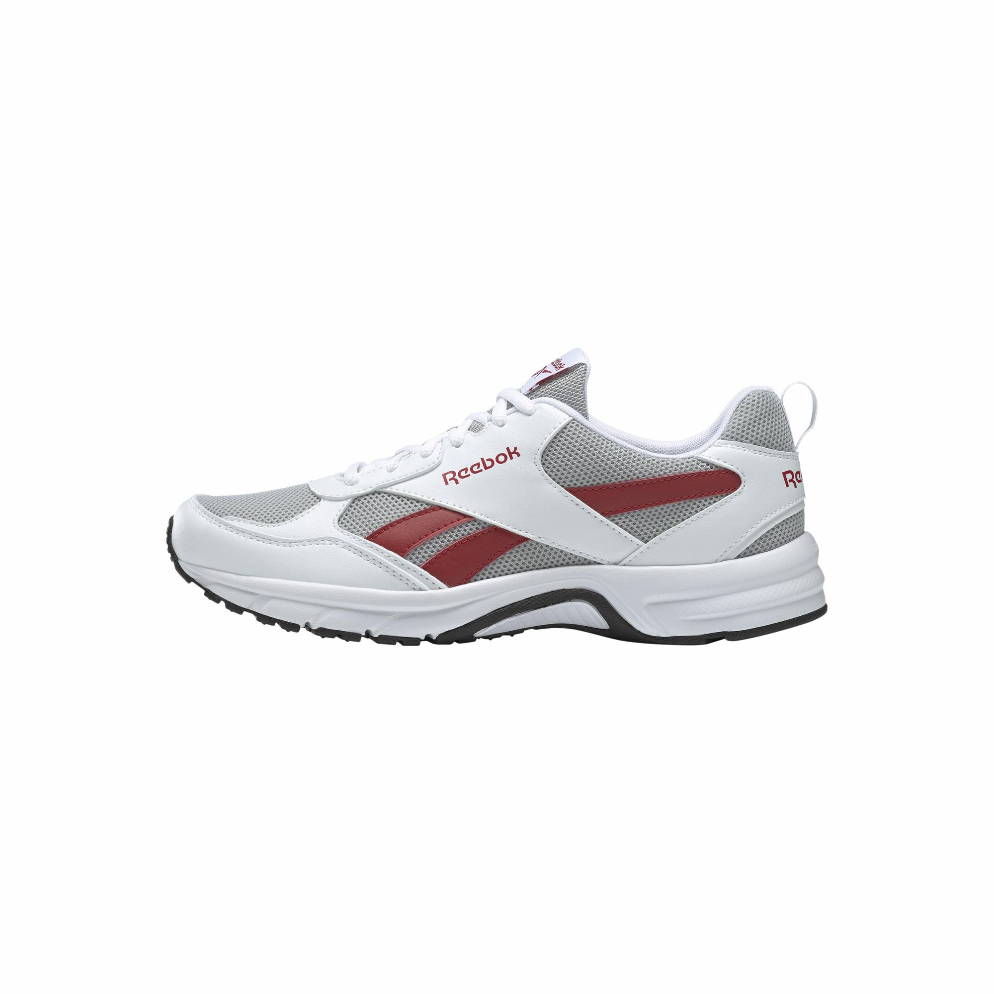 red and white reebok shoes
