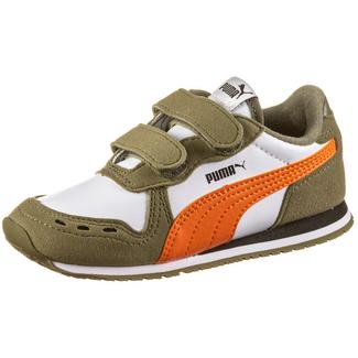 PUMA Cabana Racer SL V Inf Sneaker Kinder puma white-deep lichen green-firecracker