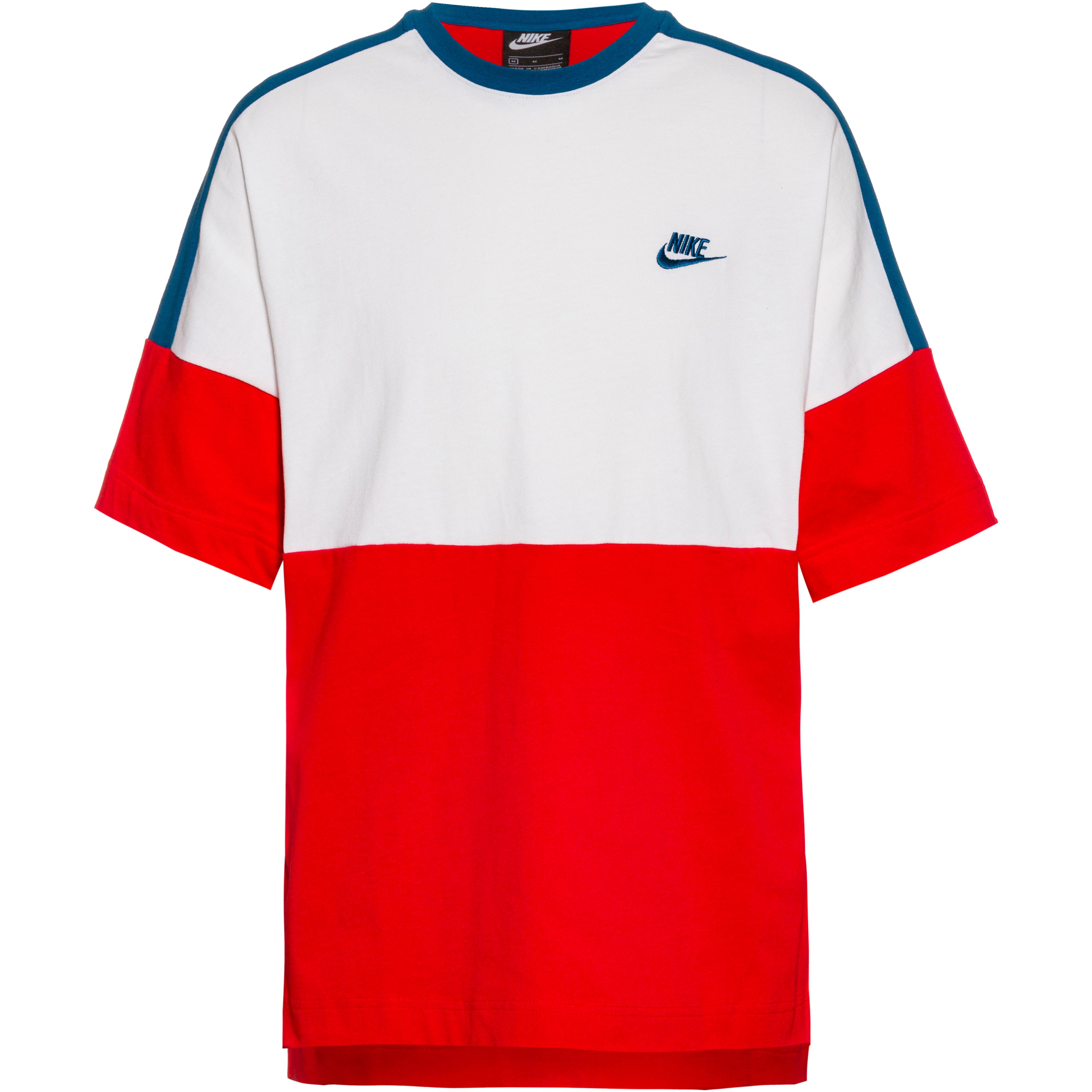 nike red white and blue t shirt
