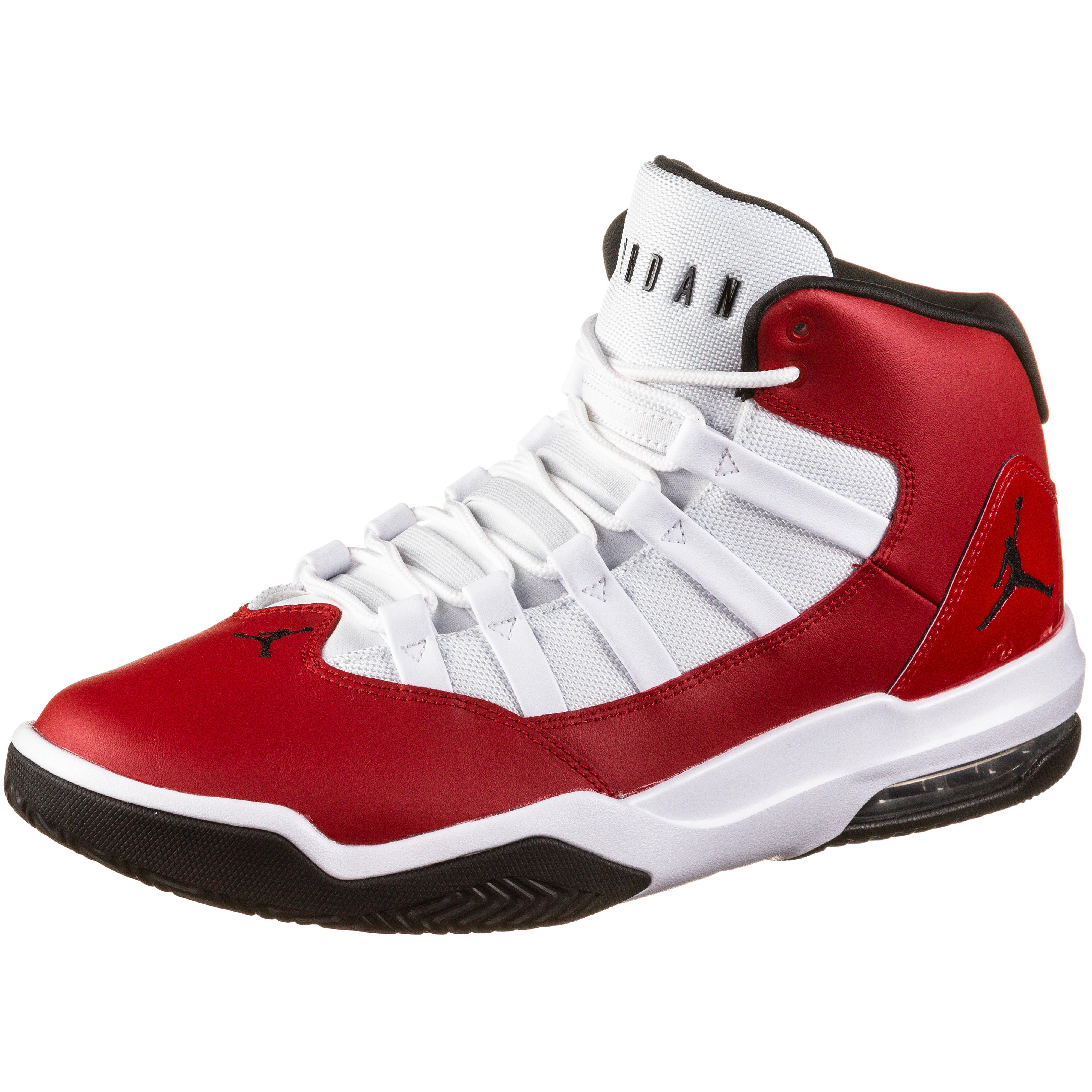 jordans max aura red