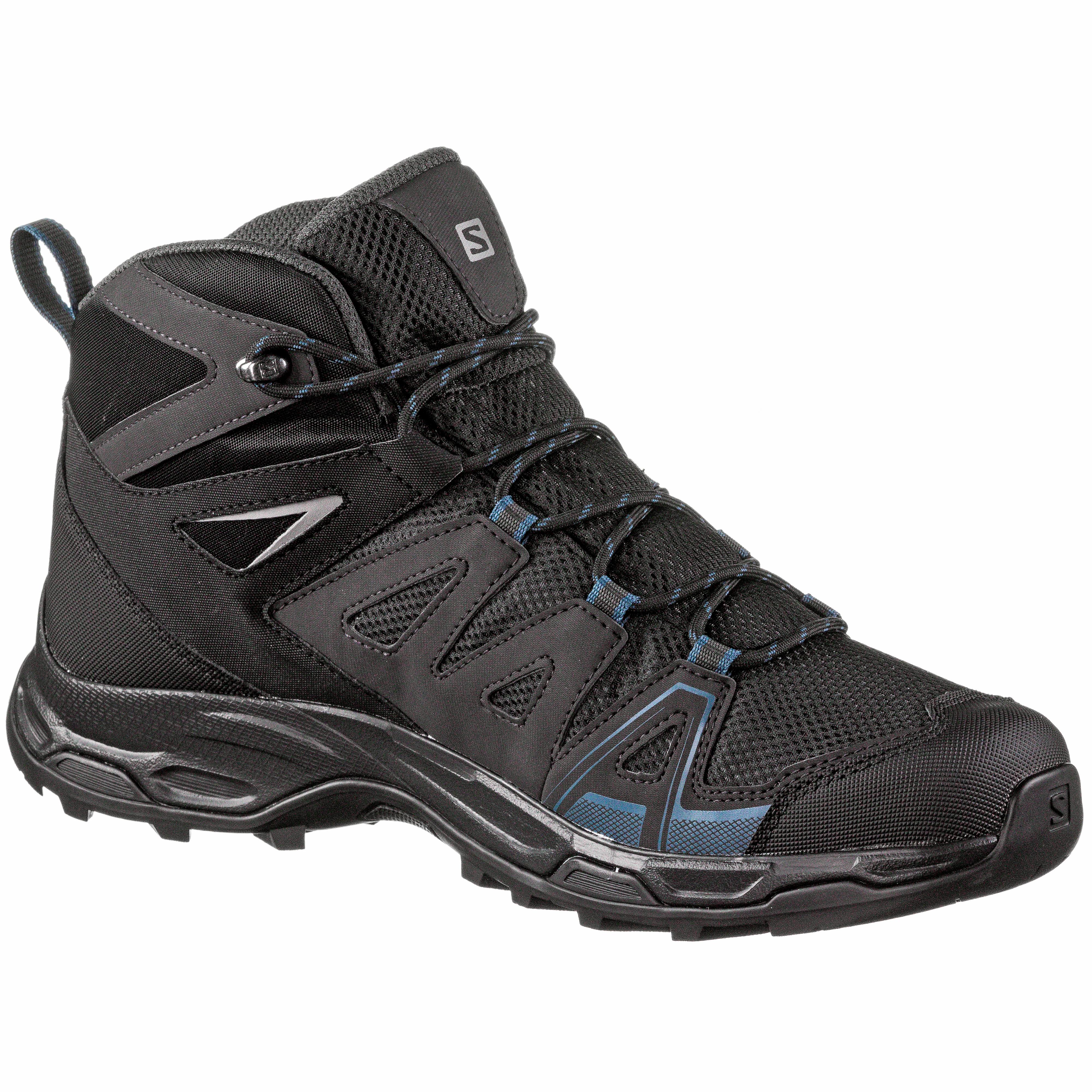 Salomon Robson Wanderschuhe Herren black phantom indian teal im Online Shop von SportScheck kaufen