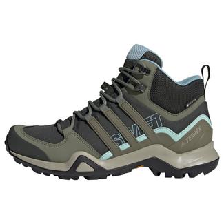 adidas TERREX Swift R2 Mid GORE-TEX Wanderschuh Wanderschuhe Damen Legend Earth / Legacy Green / Ash Grey
