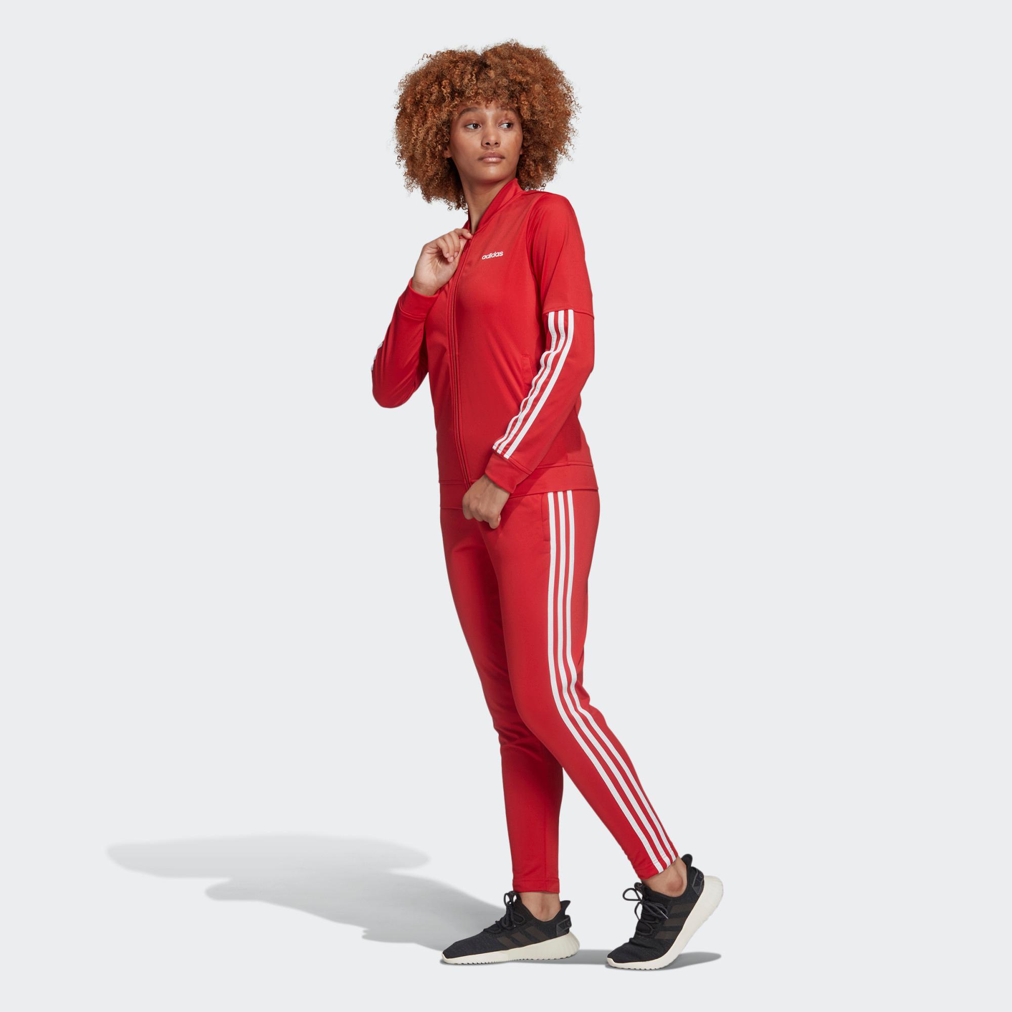 adidas jogginganzug damen rot