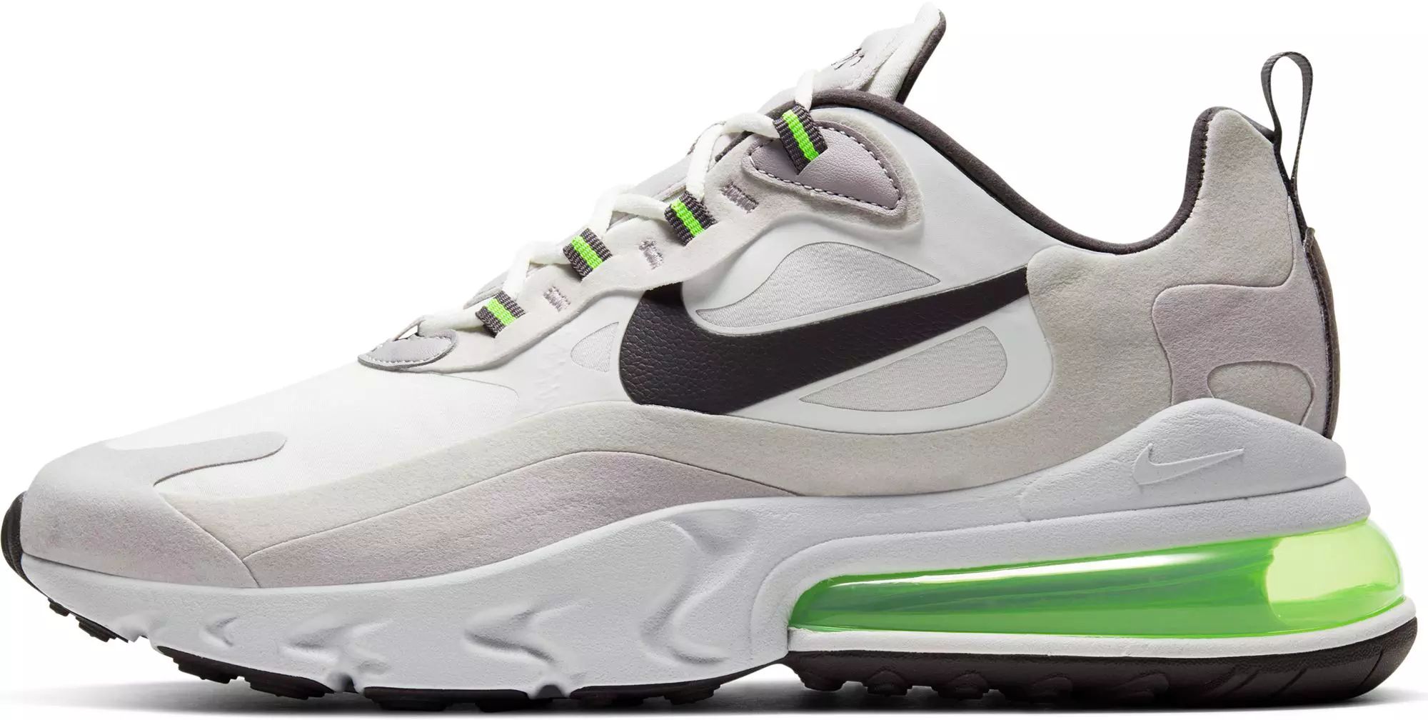 Nike Air Max 270 React Sneaker Herren Summit White Electric Green Vast Grey Im Online Shop Von Sportscheck Kaufen