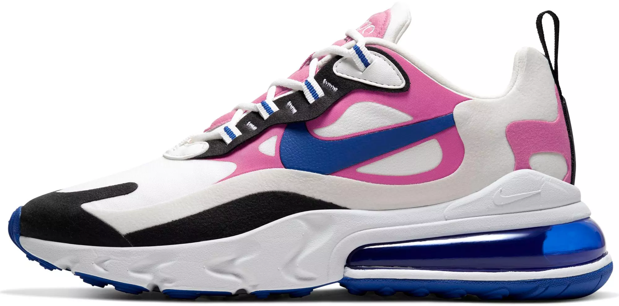 Nike Air Max 270 React Sneaker Damen Summit White Hyper Blue Cosmic Fuchsia Im Online Shop Von Sportscheck Kaufen