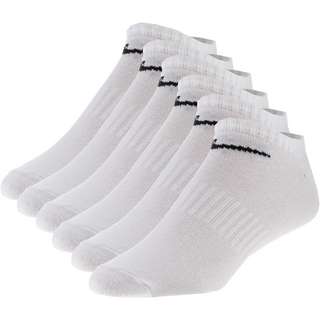 Nike Everyday Ltwt 6 Pack Socken Pack white-black