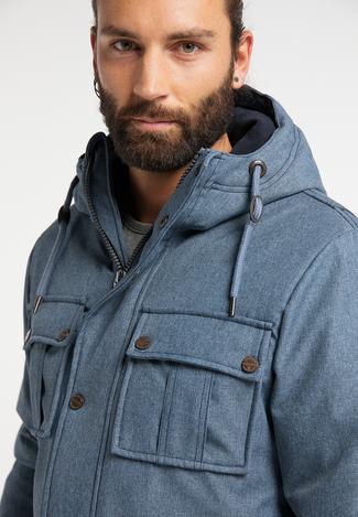 DreiMaster Parka Herren marine melange