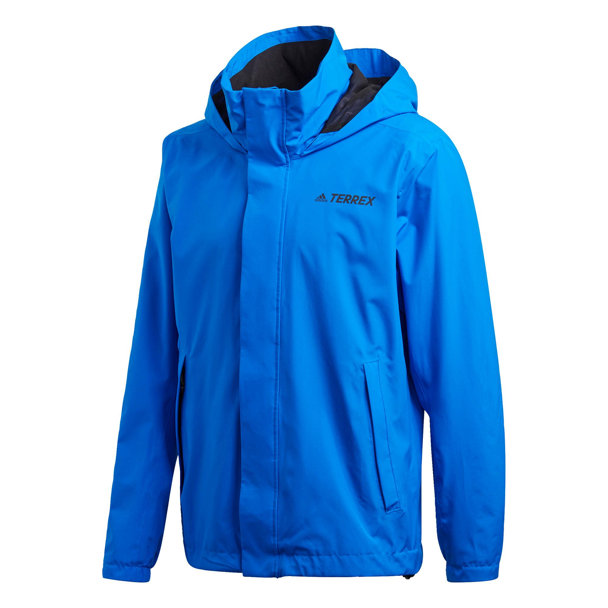 adidas regenjacke blau herren