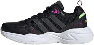 adidas Strutter Sneaker Damen core black-grey six-signal green