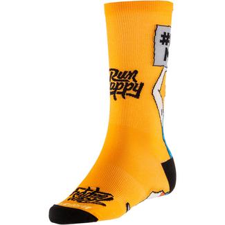 Brooks Laufsocken orange-run-happy