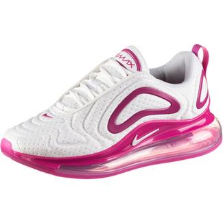 Nike Air Max 720 Sneaker Damen white-white-fire pink-metallic silver