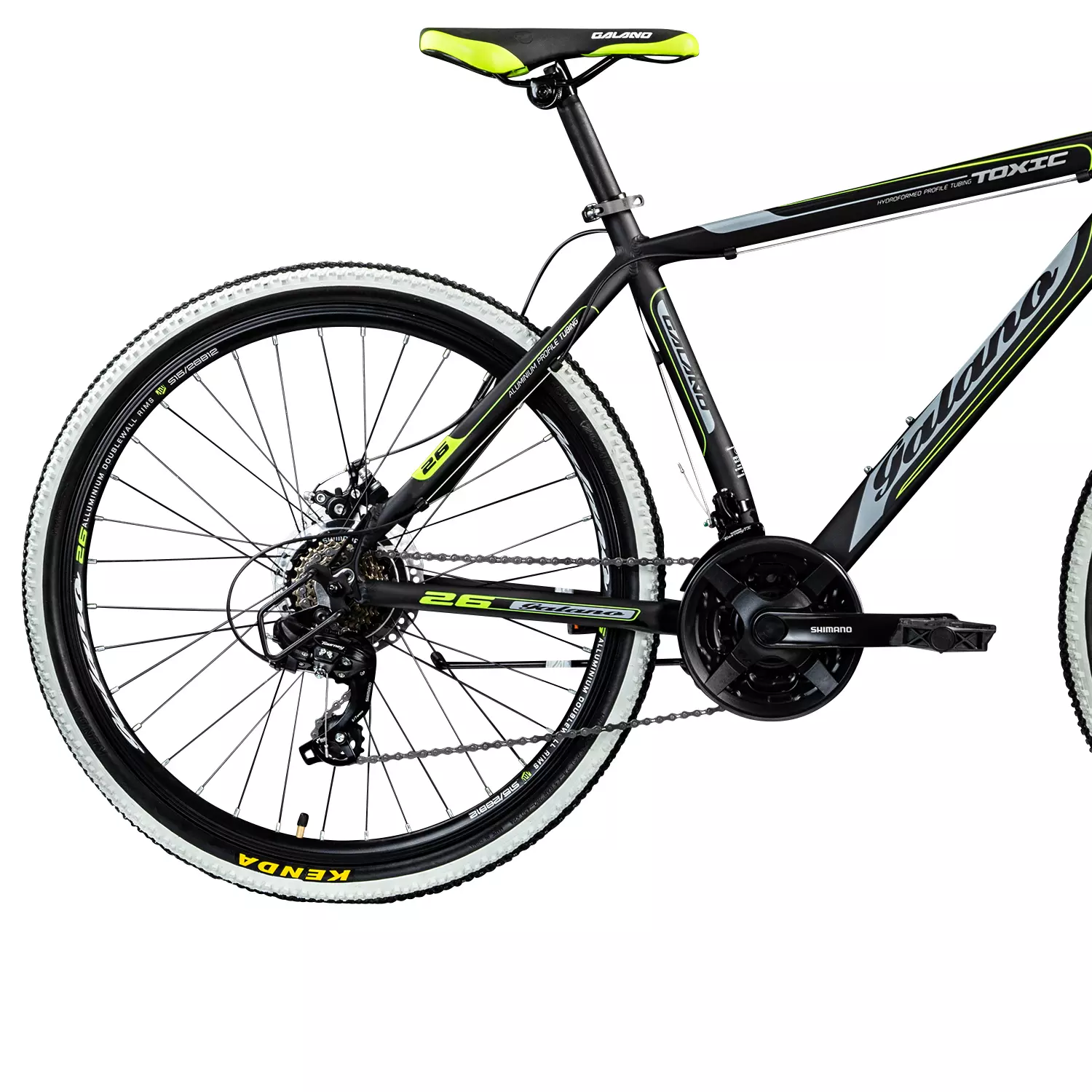 Mountainbike 26 Zoll Schwarz : Galano Toxic 26 Zoll Mountainbike Hardtail Mtb Mtb Hardtail Schwarz Grun Im Online Shop Von Sportscheck Kaufen