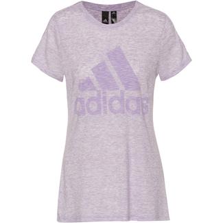 adidas Winners T-Shirt Damen purple tint melange