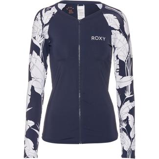 Roxy Surf Shirt Damen mood indigo flying flowers s