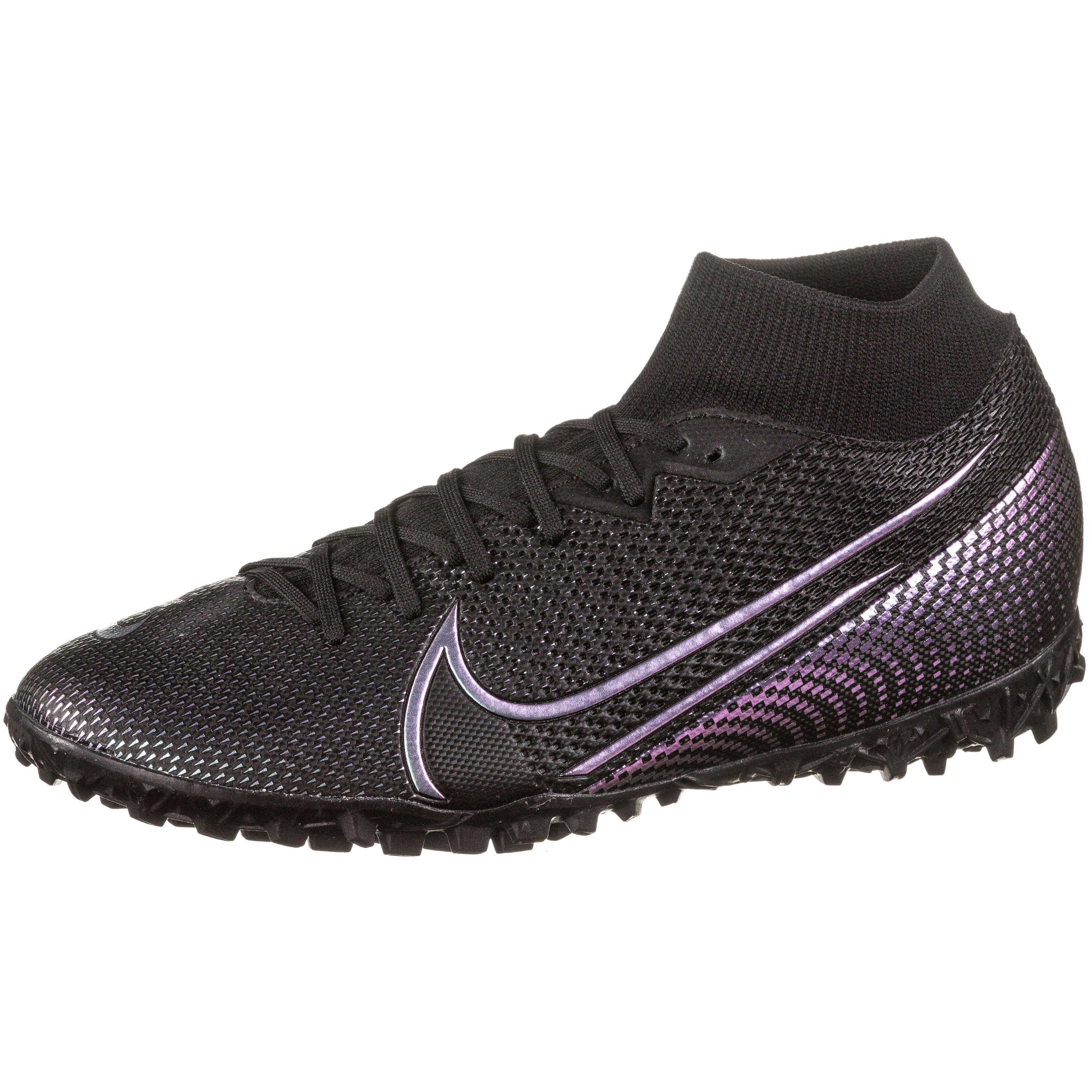 Nike MERCURIAL SUPERFLY 7 ACADEMY TF Fußballschuhe black ...