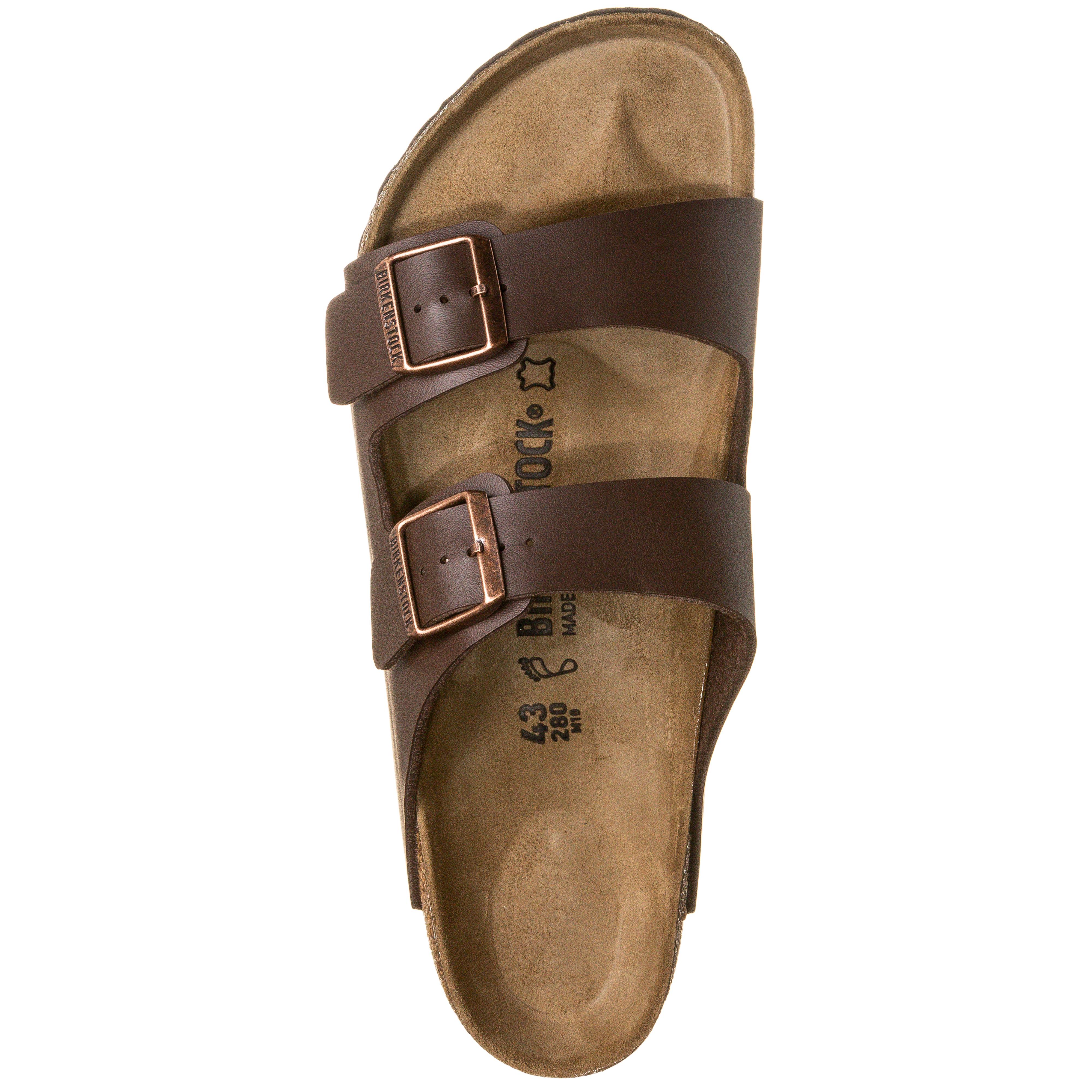 Birkenstock arizona dark brown leather online