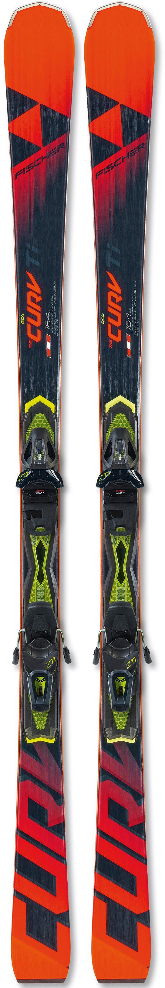 Image of Fischer RC4 THE CURV TI AR + RC4 Z11 PR Carving Ski