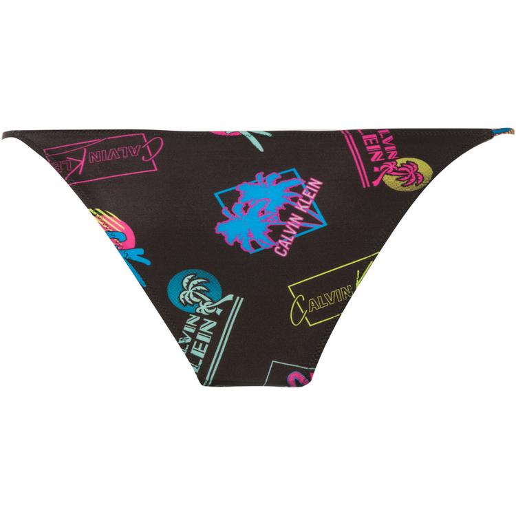 Calvin Klein Calvin Klein Bikini Hose Damen - badge motifs black - 0 | SportScheck