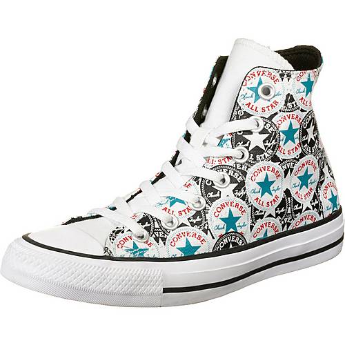 CONVERSE Chuck Taylor All Star Patch High Sneaker Damen weiß CONVERSE Chuck Taylor All Star Patch High Sneaker Damen weiß