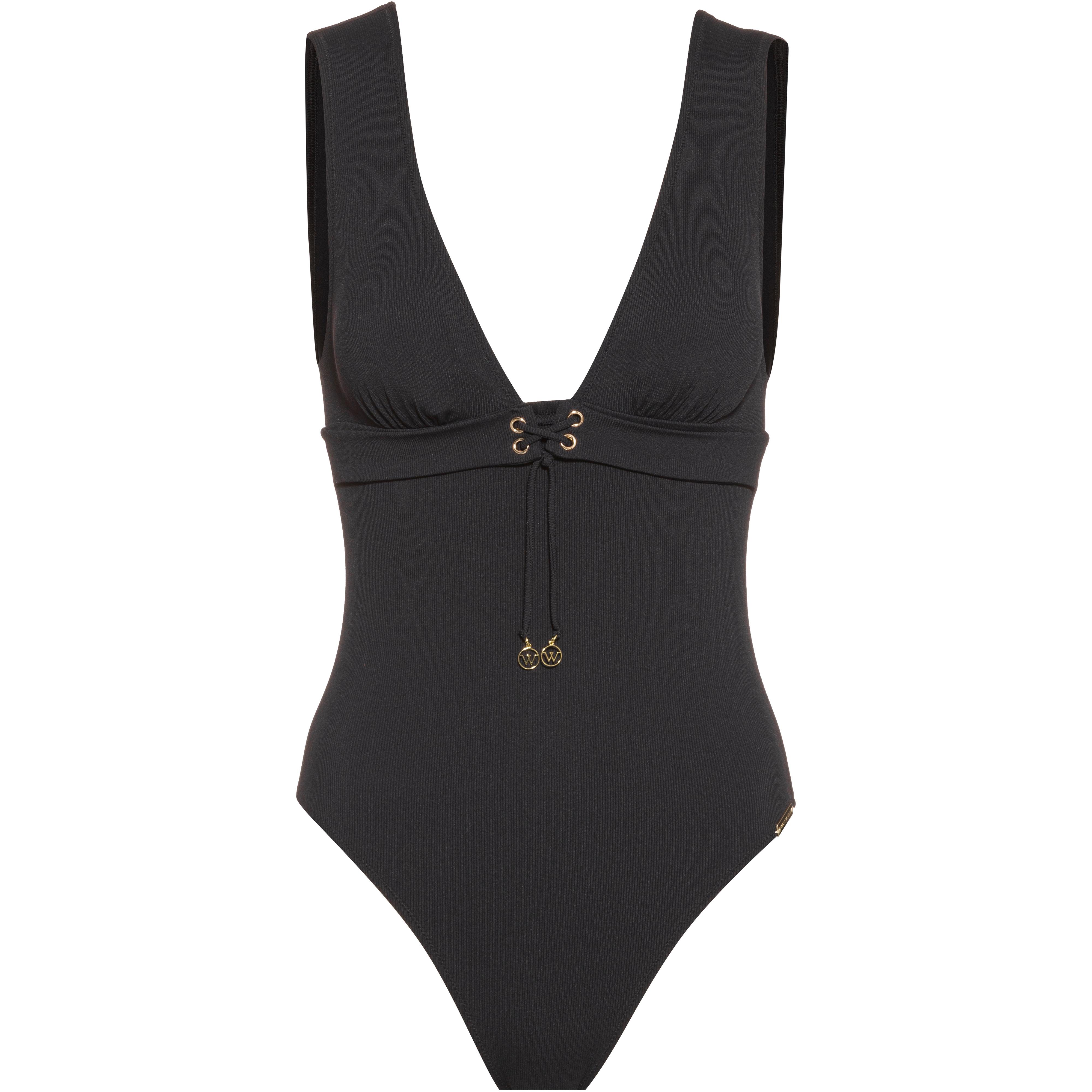 Watercult Badeanzug Damen Deep Black Im Online Shop Von Sportscheck Kaufen