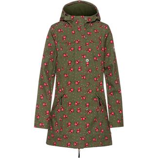 Blutsgeschwister Wild Weather Softshellmantel Damen forrest feeling