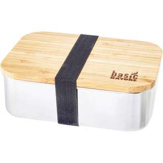 Basic Nature Bamboo 1,2 L Lunchbox silber