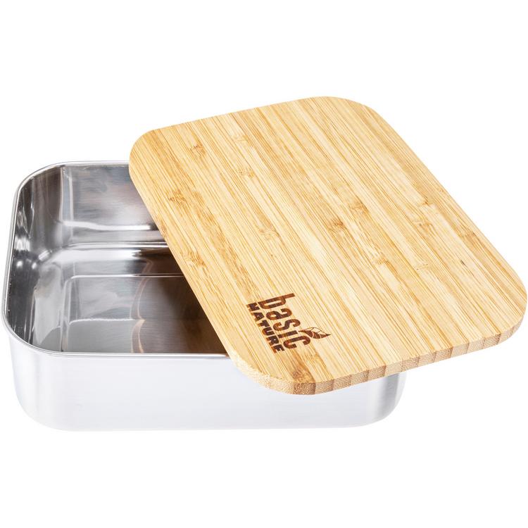 Basic Nature Basic Nature Bamboo 1,2 L Campinggeschirr - silber - 0 | SportScheck