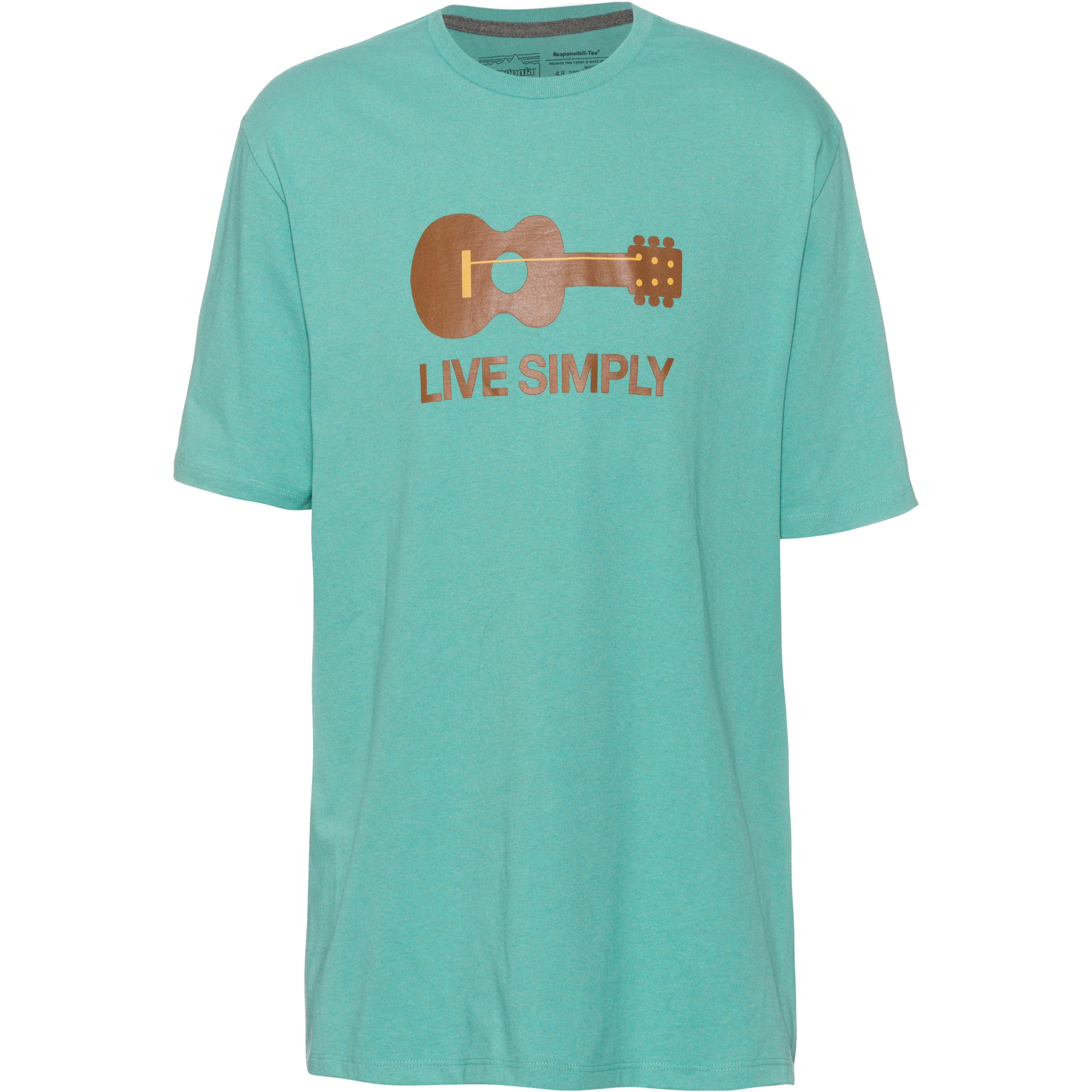 live simply guitar shirt