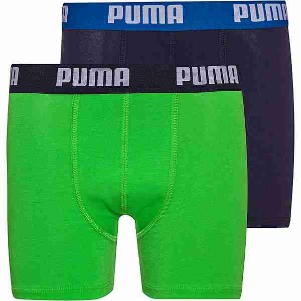 PUMA BASIC Boxershorts Kinder green-blue