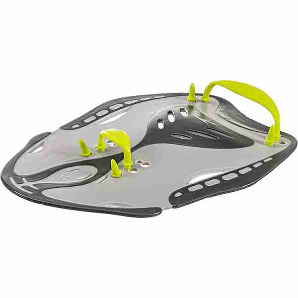 SPEEDO Power Paddle Schwimmpaddles oxid grey-lime punch-cool grey