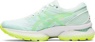 ASICS GEL-NIMBUS 22 MODERN TOKYO Laufschuhe Damen mint tint-safety yellow