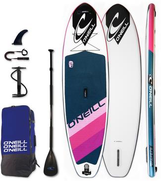 O'NEILL SUP SET SANTA FADE 10'2" x 33" x 5" SUP Sets festival-pink