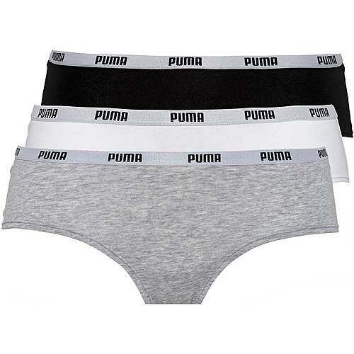 PUMA Unterhose Damen white-grey-black im Online Shop von