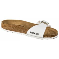 Rückansicht von Birkenstock Madrid Sandalen Damen white