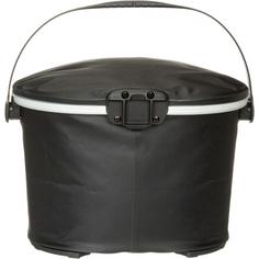 Rückansicht von ORTLIEB Up-Town City Fahrradtasche black