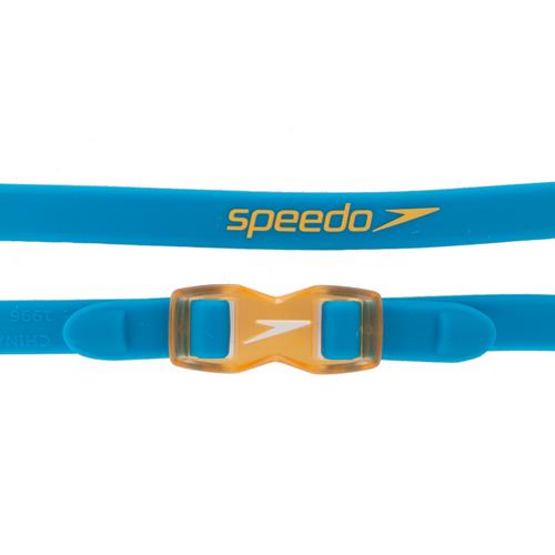 Rückansicht von SPEEDO Hydropulse Schwimmbrille Kinder poolblue-chilliblue-lghtsmoke