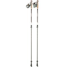 LEKI Instructor Lite Nordic Walking-Stock schwarz-weiß-hellanthrazit-orange