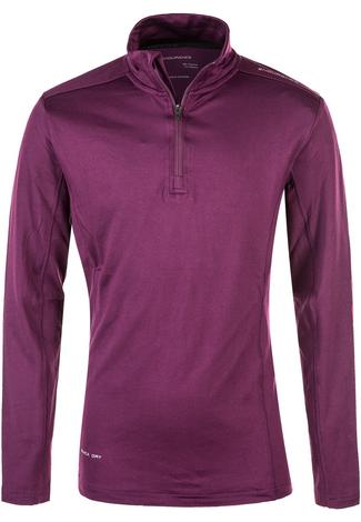 Endurance Langarmshirt Kinder 4105 Deep Purple