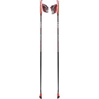 LEKI Smart Flash Nordic Walking-Stock schwarz-dunkelanthrazit-rot-wei&szlig;