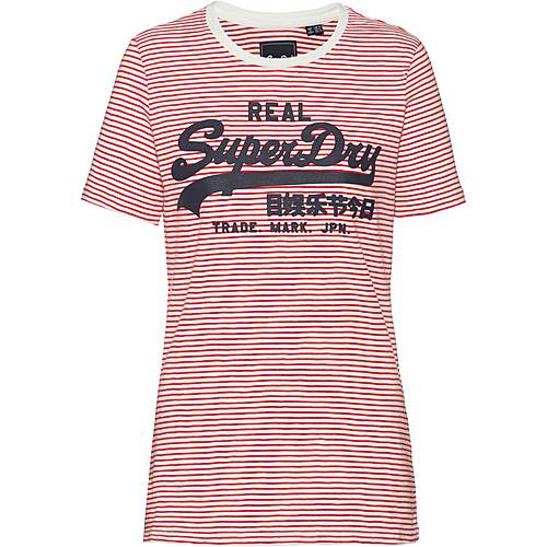 Visita lo Store di SuperdrySuperdry Vintage Logo Reflective Box T-Shirt Donna Ecru 