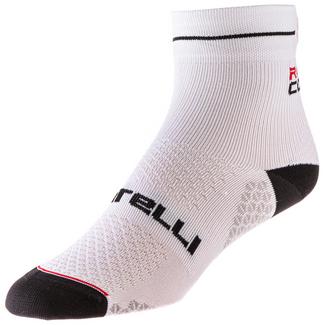 castelli ROSA CORSA DUE SOCK Sportsocken Damen white