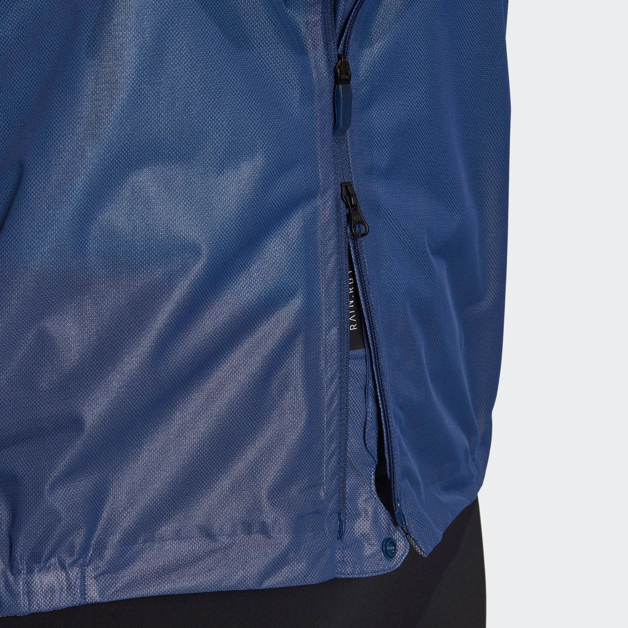 adidas regenjacke blau