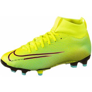 Nike JR MERCURIAL SUPERFLY 7 ACADEMY MDS FGMG Fu&szlig;ballschuhe Kinder lemon venom-black-aurora green